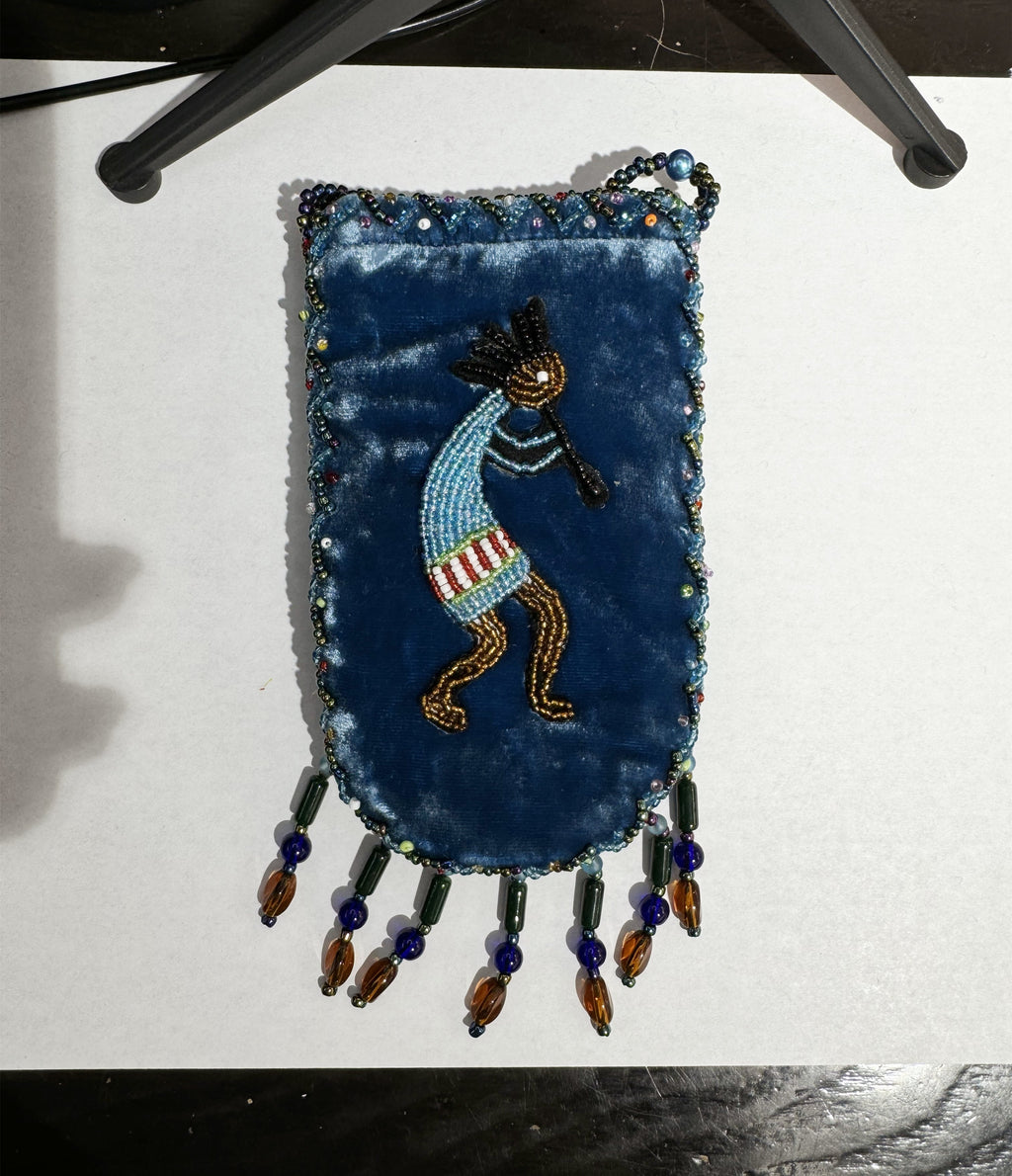Credit Card Holder CrossBody Bag With Strap V0710 - Kokopelli - view 20