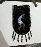Credit Card Holder CrossBody Bag With Strap V0710 - Kokopelli