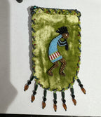 Credit Card Holder CrossBody Bag With Strap V0710 - Kokopelli