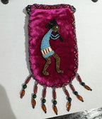 Credit Card Holder CrossBody Bag With Strap V0710 - Kokopelli - view 15