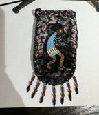 Credit Card Holder CrossBody Bag With Strap V0710 - Kokopelli - view 16