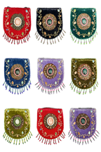 Feather Pattern Velvet Crossbody Bag LUG-FeatherGem - view 5