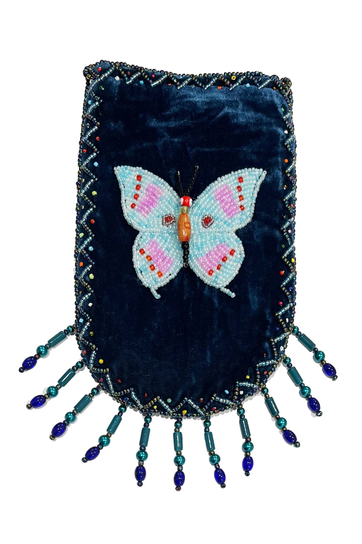 Butterfly Pattern Velvet Crossbody Bag VXL0609-Butterfly - view 18