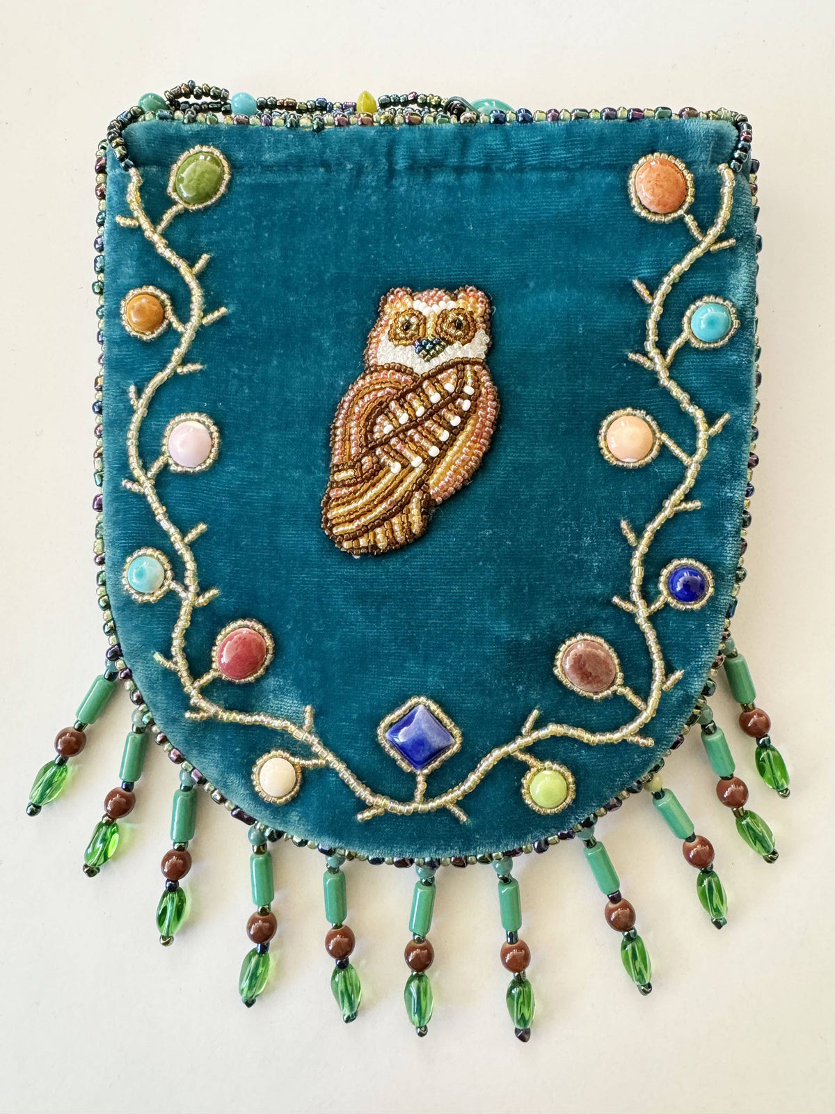Owl Pattern Velvet Crossbody Mug - view 7