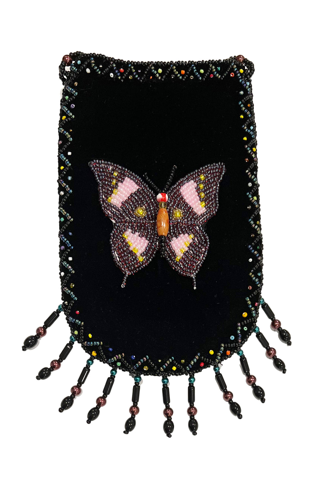 Butterfly Pattern Velvet Crossbody Bag VXL0609-Butterfly - view 10