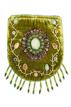 Feather Pattern Velvet Crossbody Bag LUG-FeatherGem - view 2
