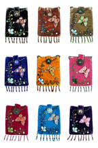Butterfly Rectangular Velvet Crossbody VBG15-BU - view 7