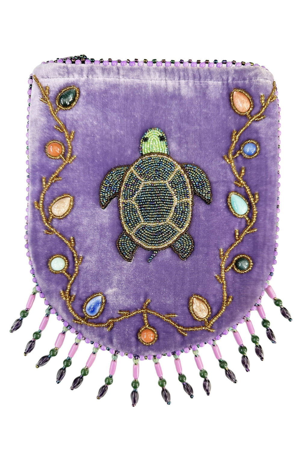 TURTLE Pattern Velvet Crossbody Bag LUG - view 2