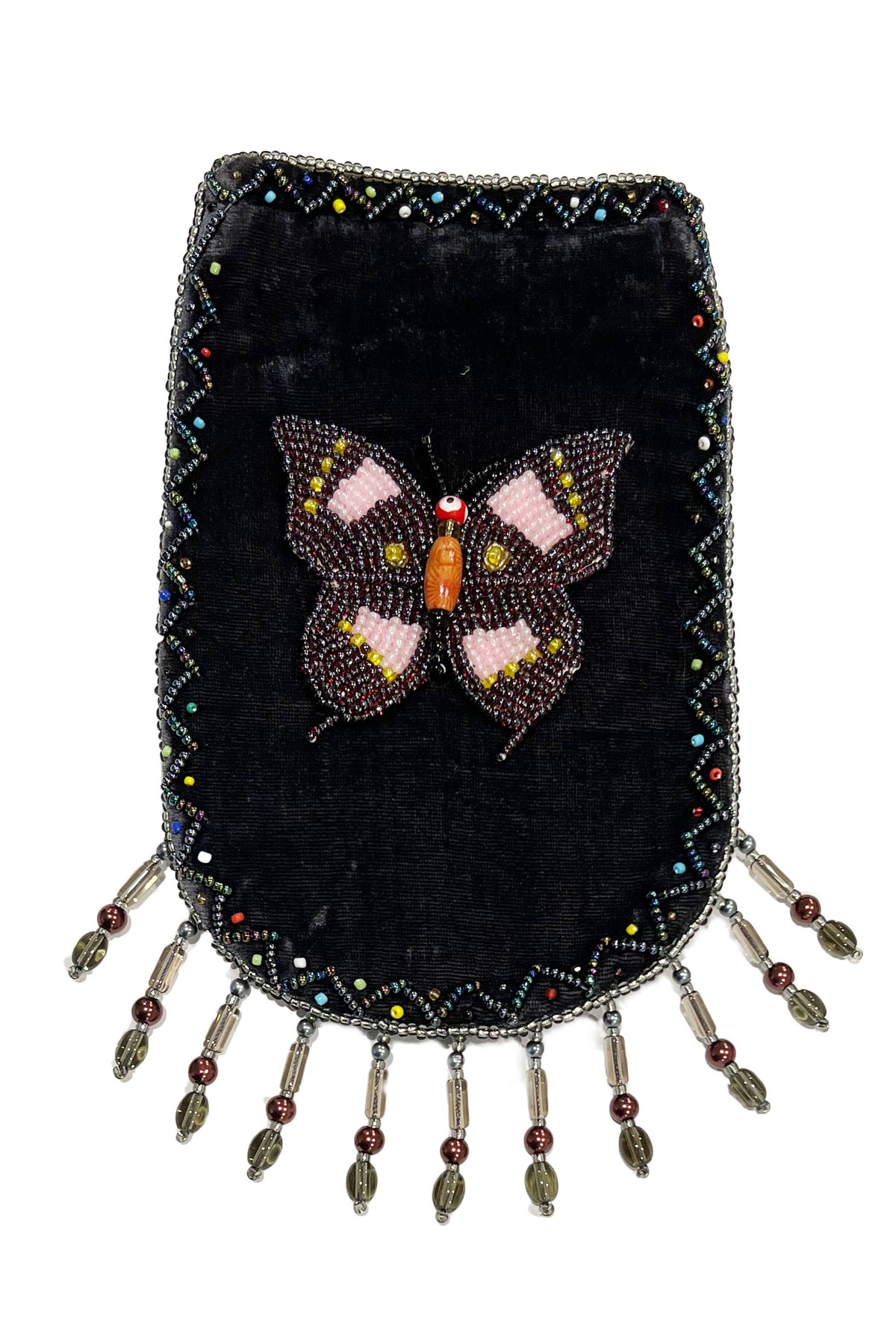 Butterfly Pattern Velvet Crossbody Bag VXL0609-Butterfly - view 8