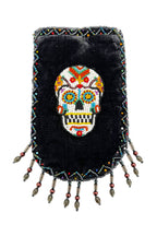 Skull Pattern Velvet Crossbody Bags VXL0609 - view 9