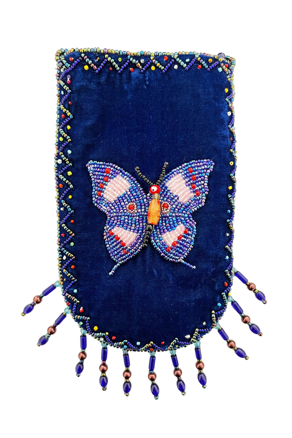 Butterfly Pattern Velvet Crossbody Bag VXL0609-Butterfly - view 13