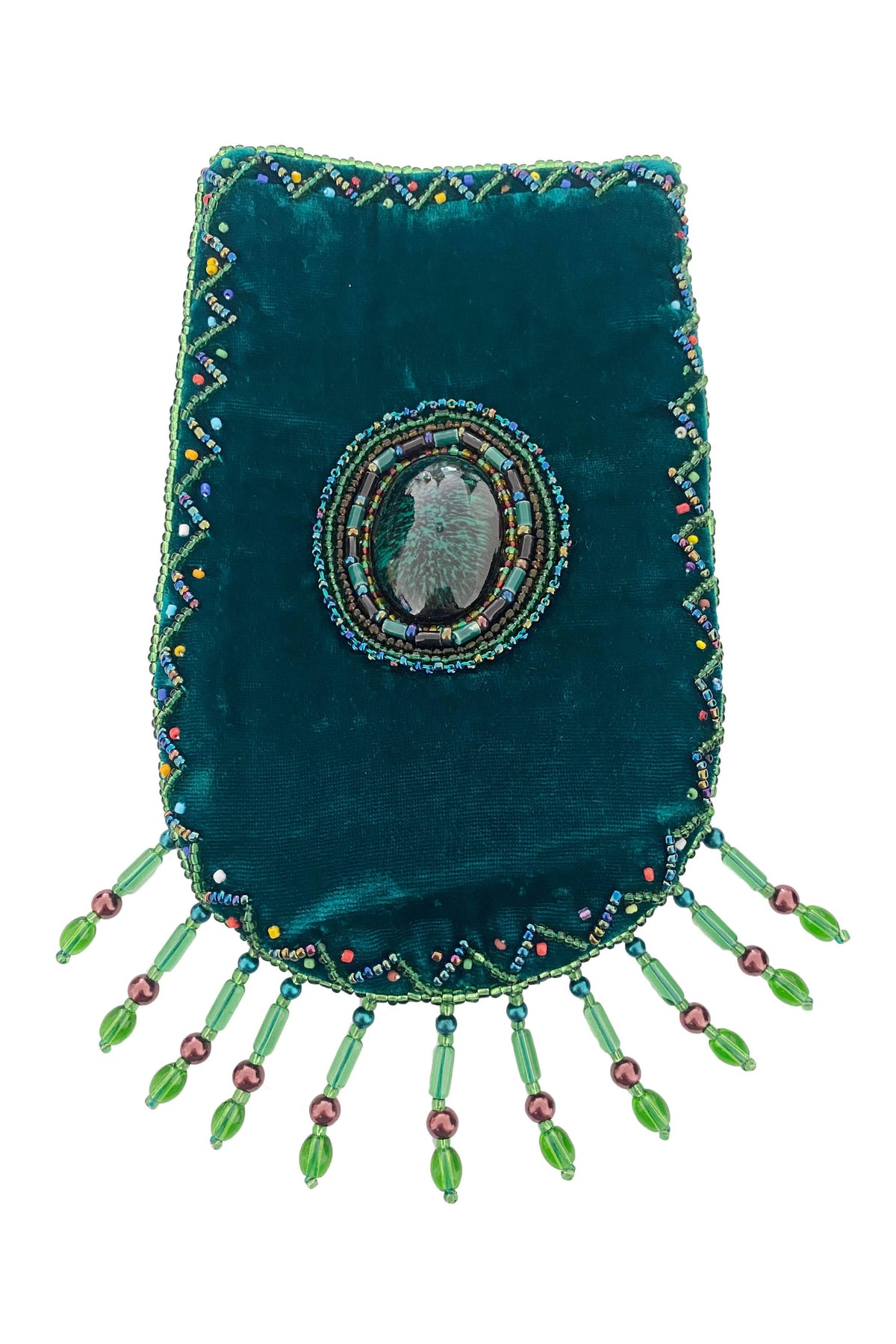 Gem Pattern Velvet Crossbody Bags VXL0609-Gem - view 5