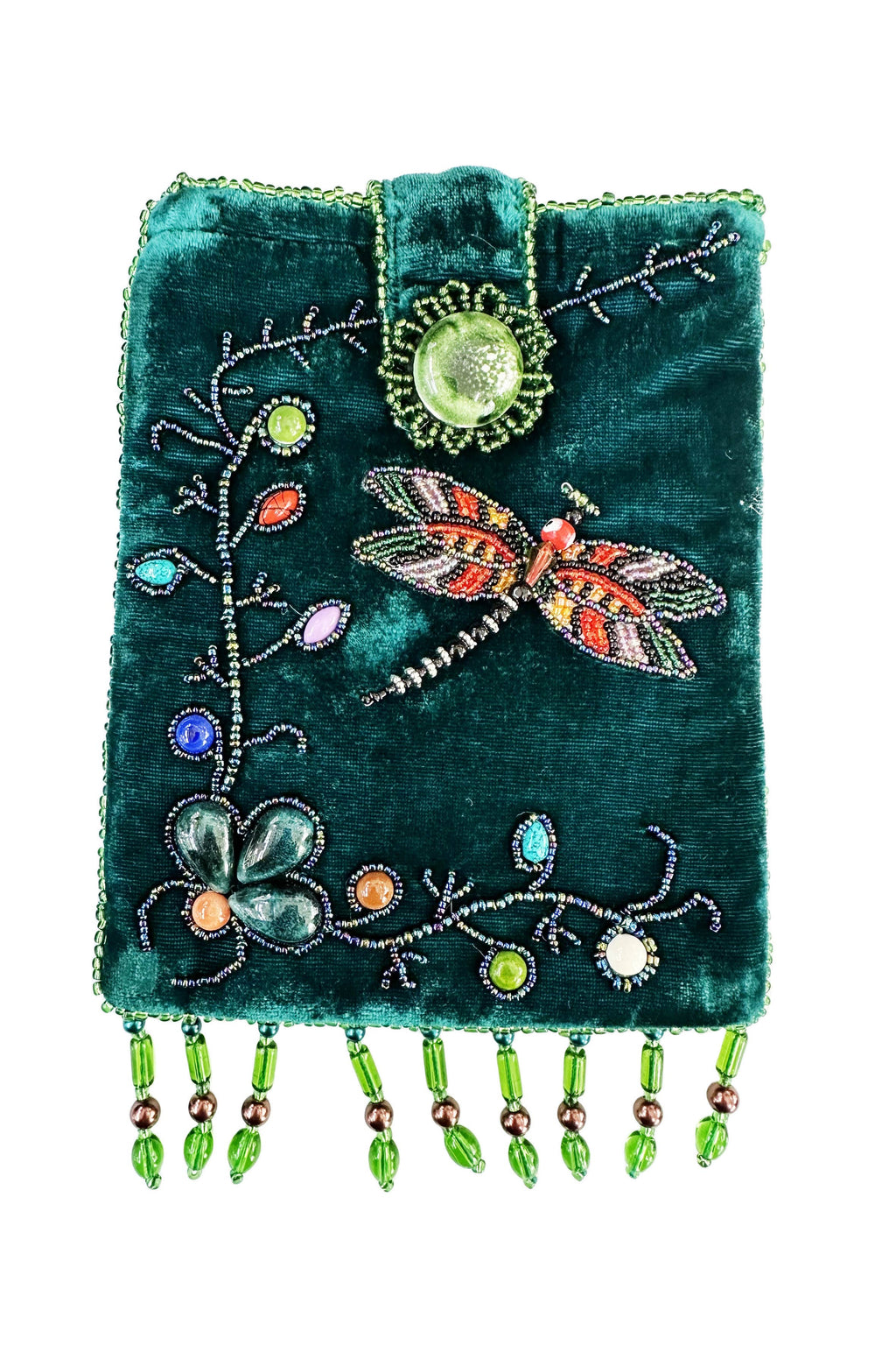 Dragonfly Rectangular Velvet Crossbody VBG15 - view 16