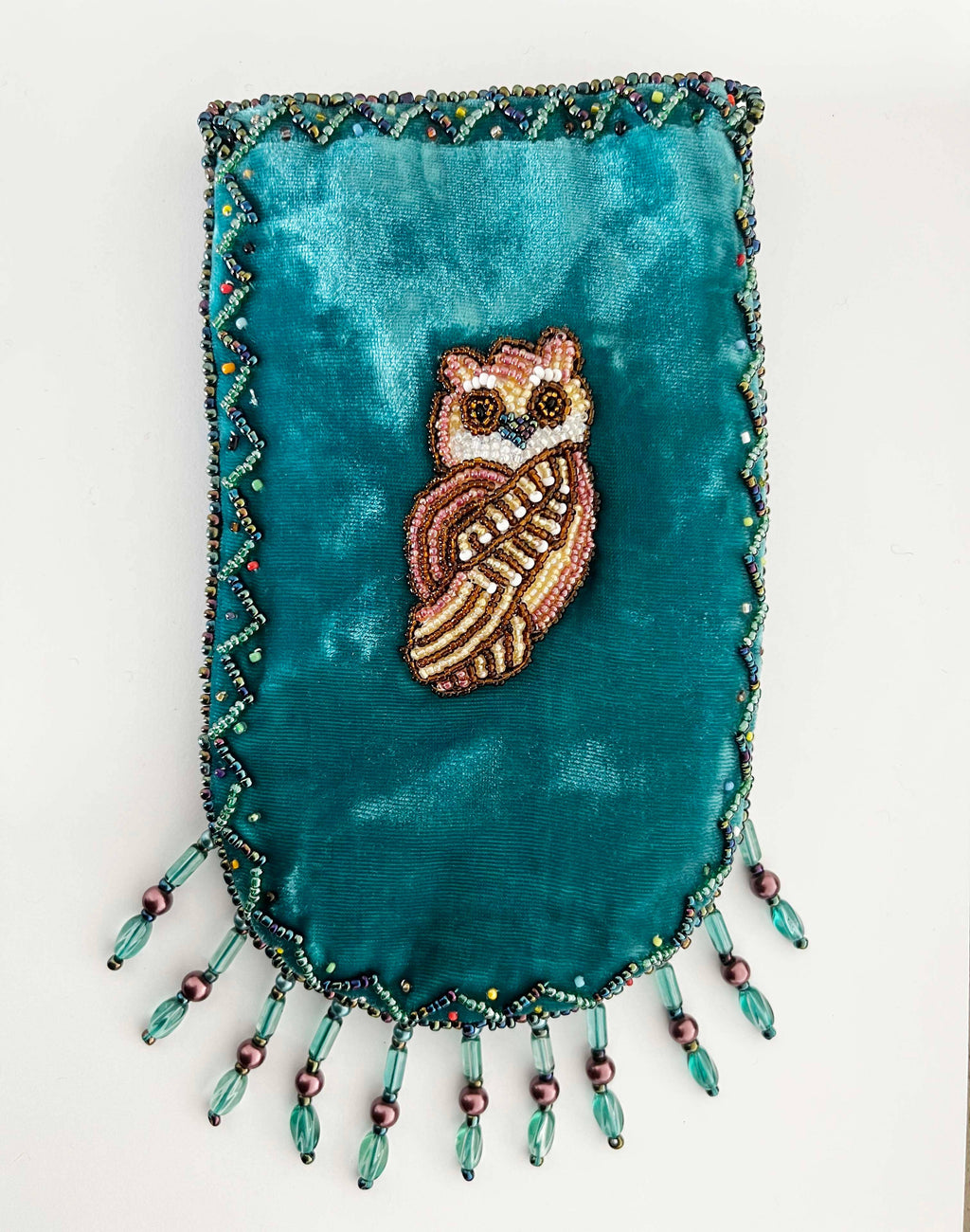 OWL Pattern Velvet Crossbody Bags VXL0609 - view 2