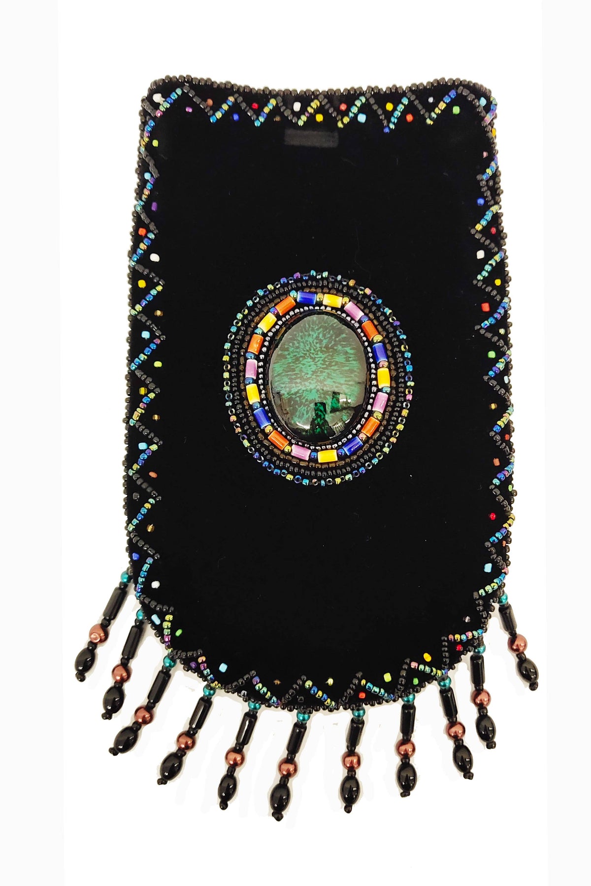 Gem Pattern Velvet Crossbody Bags VXL0609-Gem - view 4