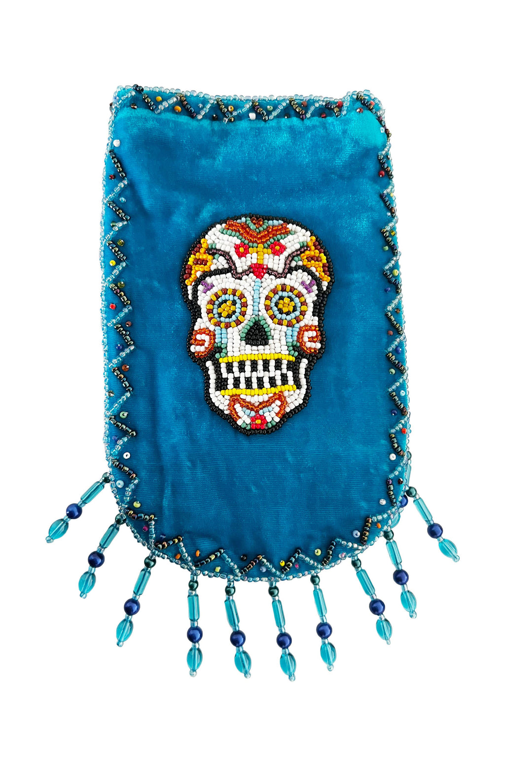 Skull Pattern Velvet Crossbody Bags VXL0609