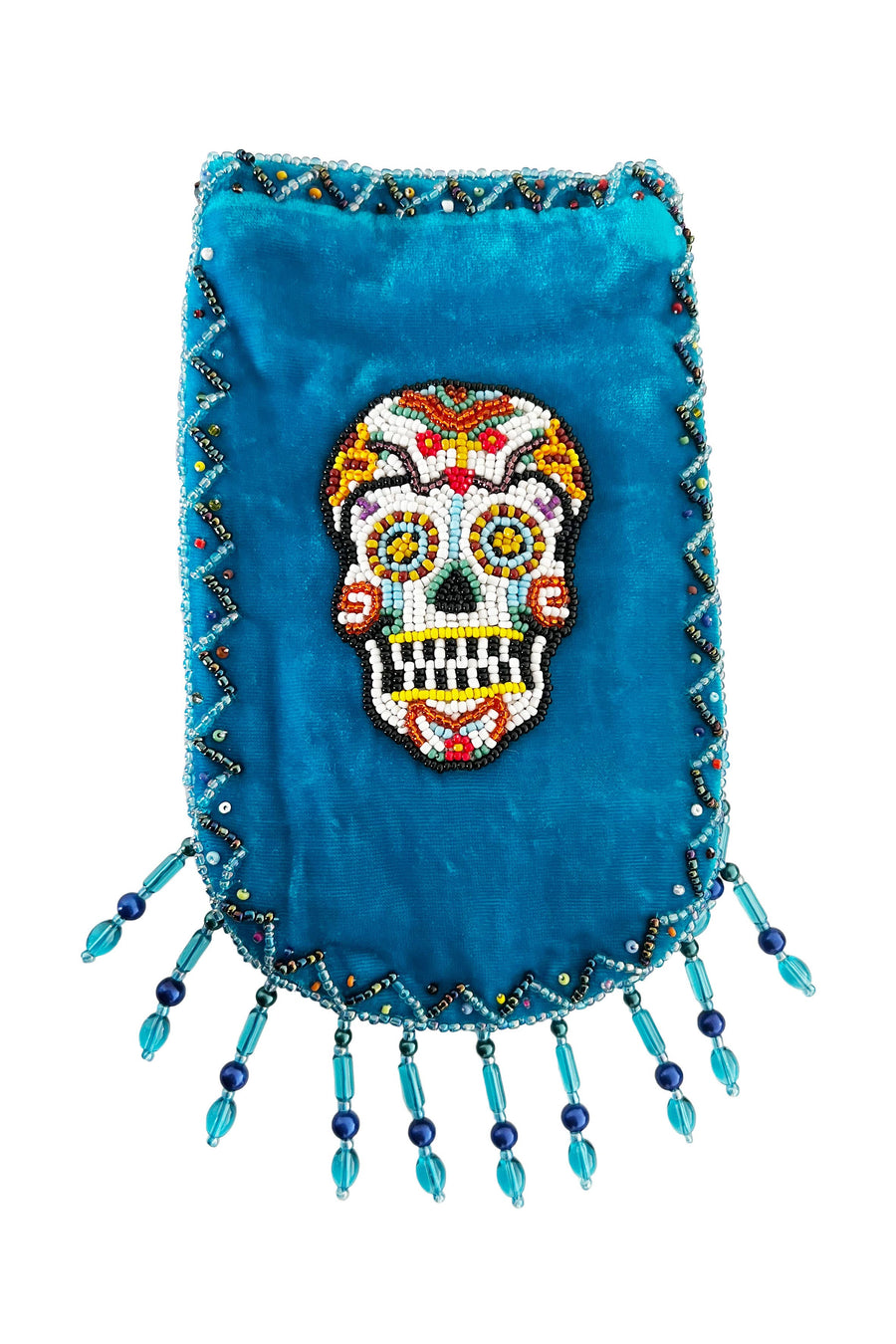 Skull Pattern Velvet Crossbody Bags VXL0609