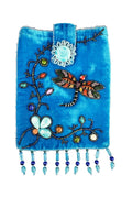 Dragonfly Rectangular Velvet Crossbody VBG15