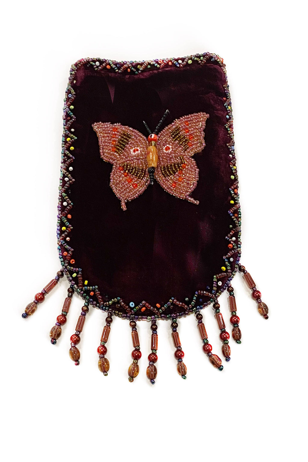 Butterfly Pattern Velvet Crossbody Bag VXL0609-Butterfly - view 14