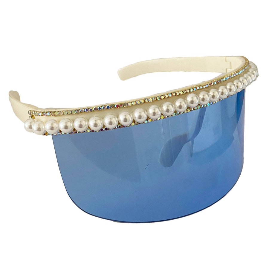 Handmade Rhinestone Pearl Sunglasses C0136
