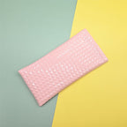 Diamond Grid Pattern Glasses PU Protecting Case HB2695