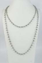 Crystal Beads Chain Necklace N1163-11-BZ