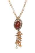 Medallion Tassel Long Necklace N2855