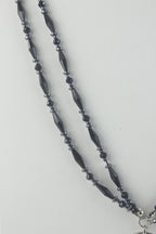 Two Layer Crystal Bead Neck Lanyard N2945