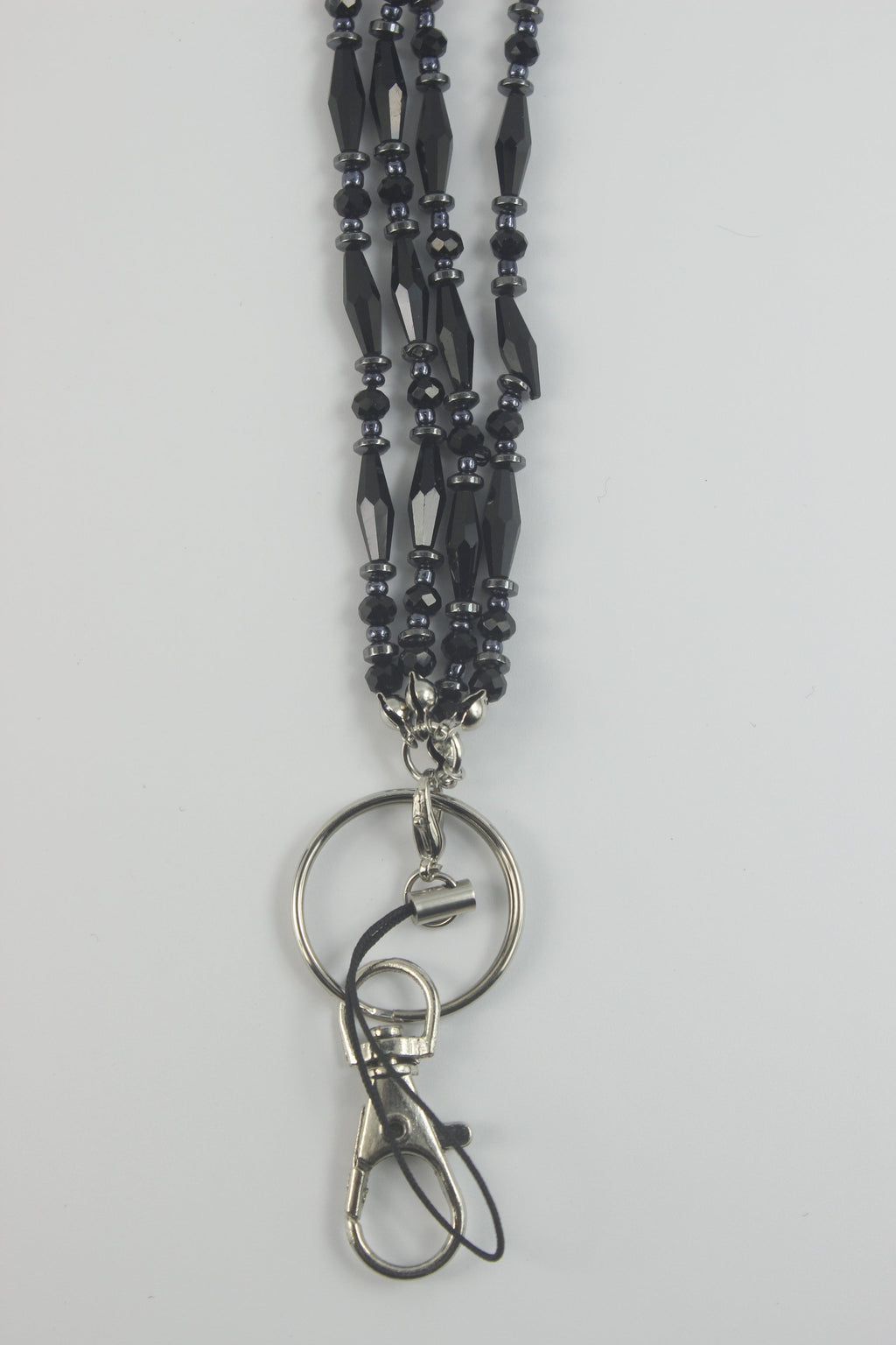 Two Layer Crystal Bead Neck Lanyard N2945