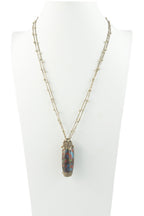 Special Glass Pendant Crystal Necklaces N2946