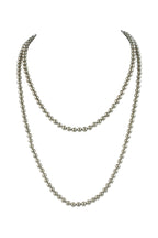 Glass Pearl Decor Round Beads Necklace N3051