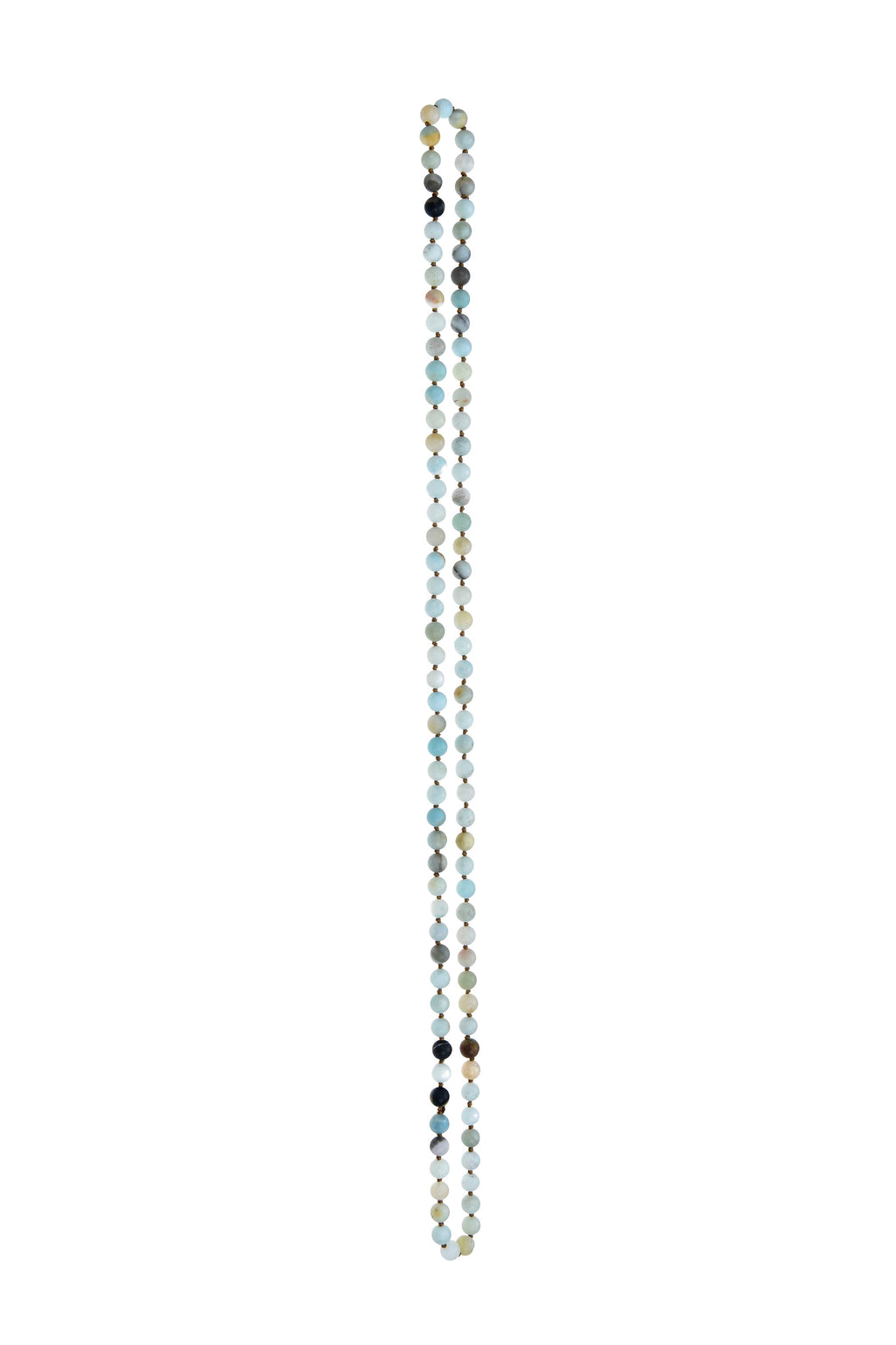Amazonite Stone Beaded Necklace N3180