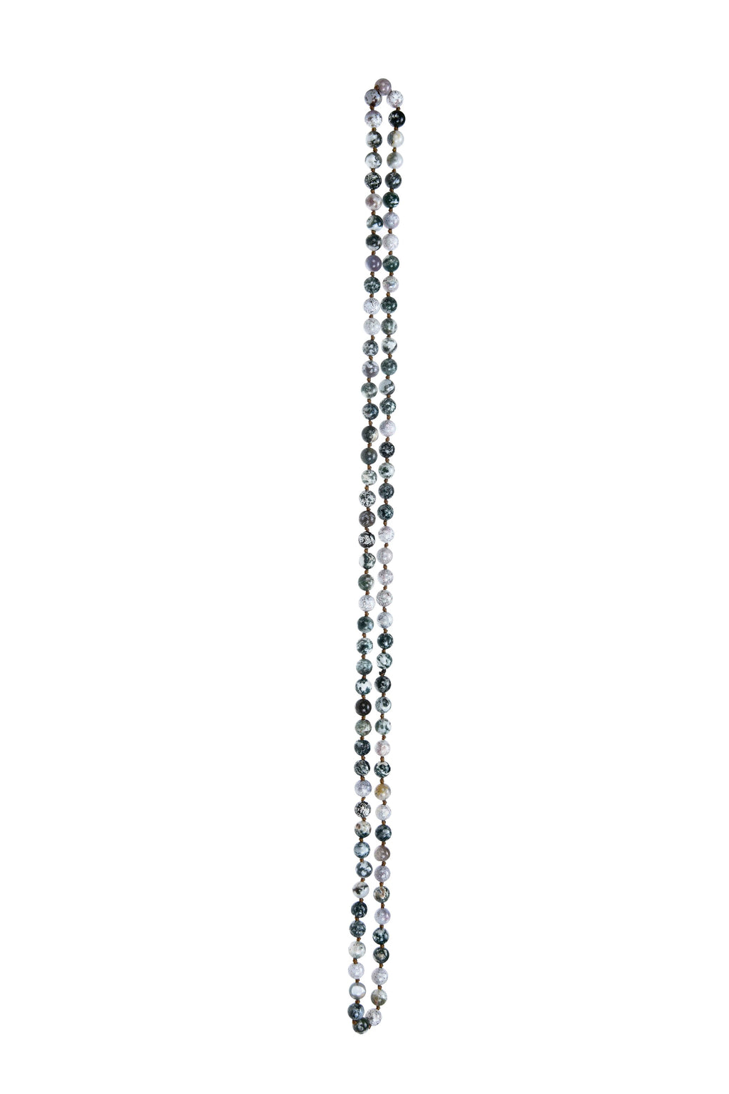 Tree Line Agate Stones Beaded Necklaces N3180