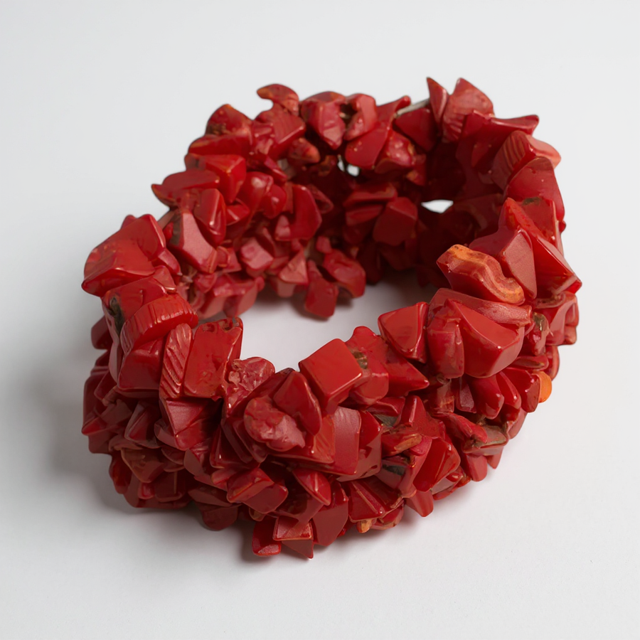 Red Coral Stone Bracelet VPI0044
